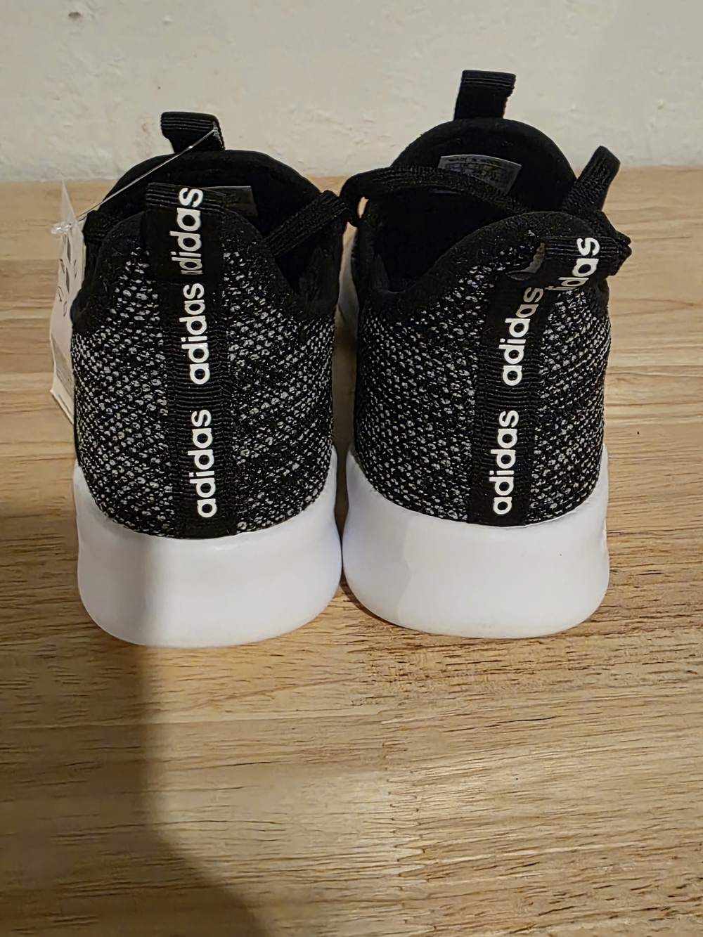 Adidas Cloudfoam Pure Slip-On Sneakers - Black/White - Picture 4 of 5